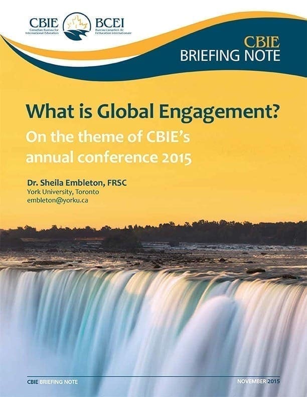 What is Global Engagement? On the theme of CBIE’s annual conference